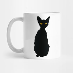 Mysterious Black Cat Mug